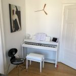 White Shabby Chic Painted Piano and Bench Makeover  ย้ายเปียโนราคาถูก เริ่มต้นที่ 2000 บาท โทรเลย 083010 5645