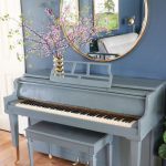 White Shabby Chic Painted Piano and Bench Makeover  ย้ายเปียโนราคาถูก เริ่มต้นที่ 2000 บาท โทรเลย 083010 5645